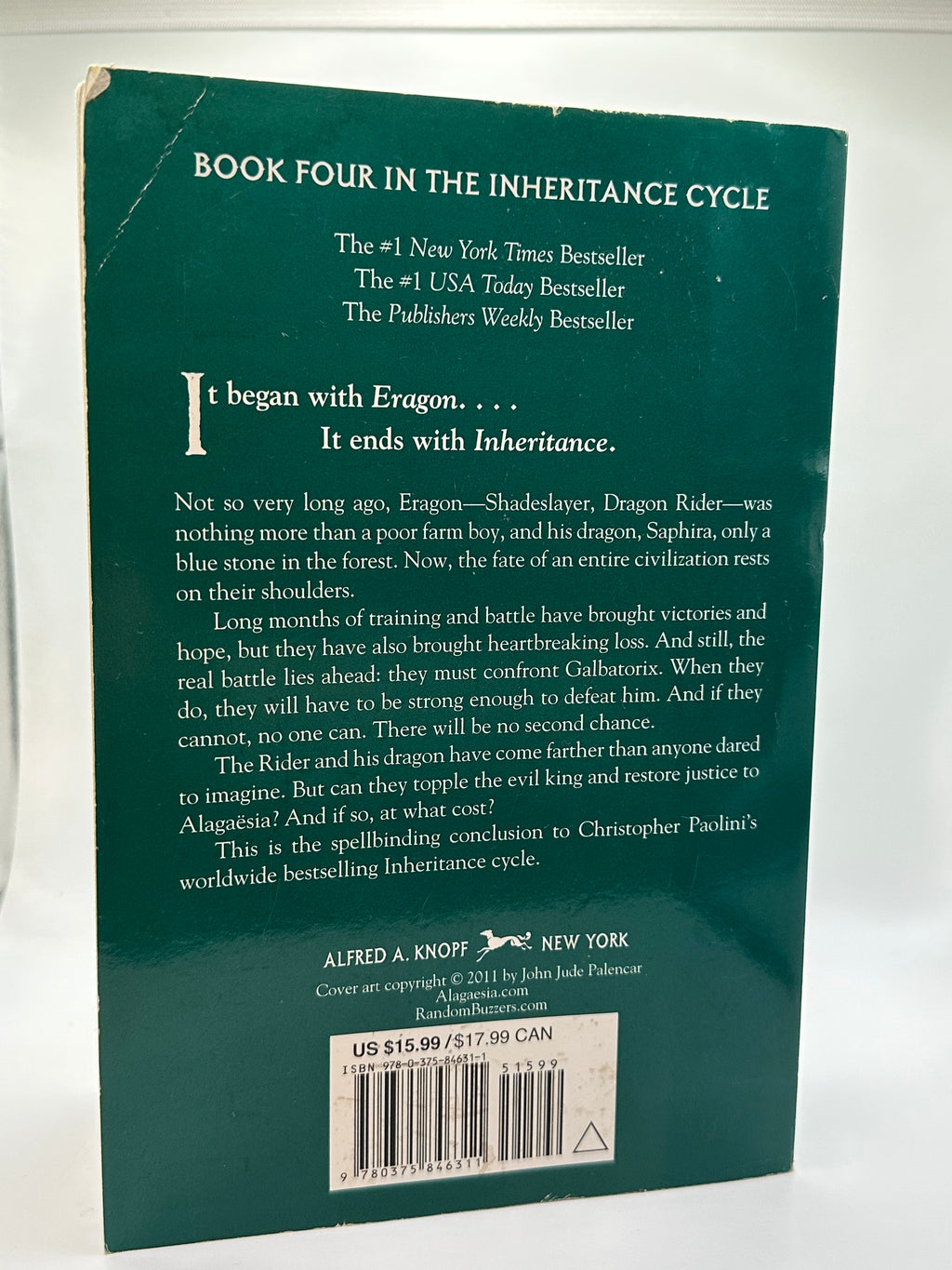 Inheritance | Christopher Paolini