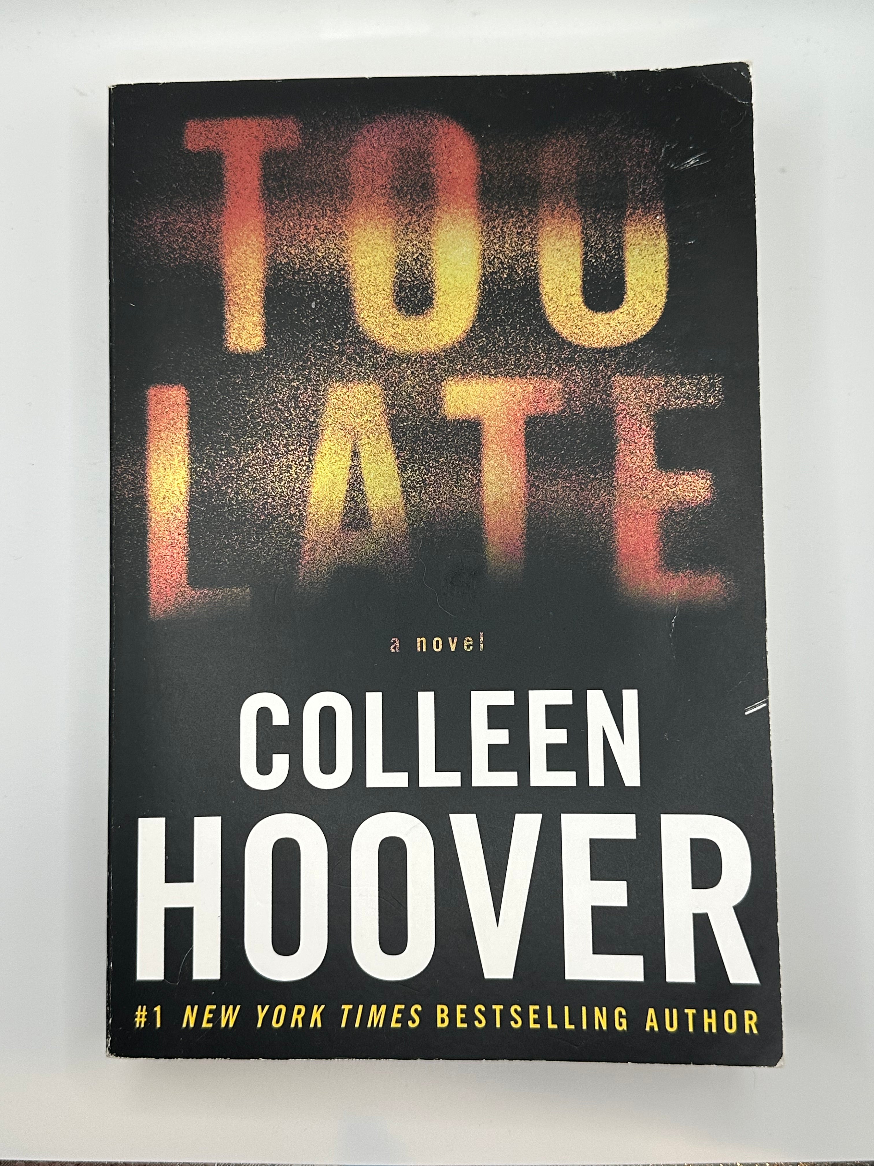 Too Late | Colleen Hoover