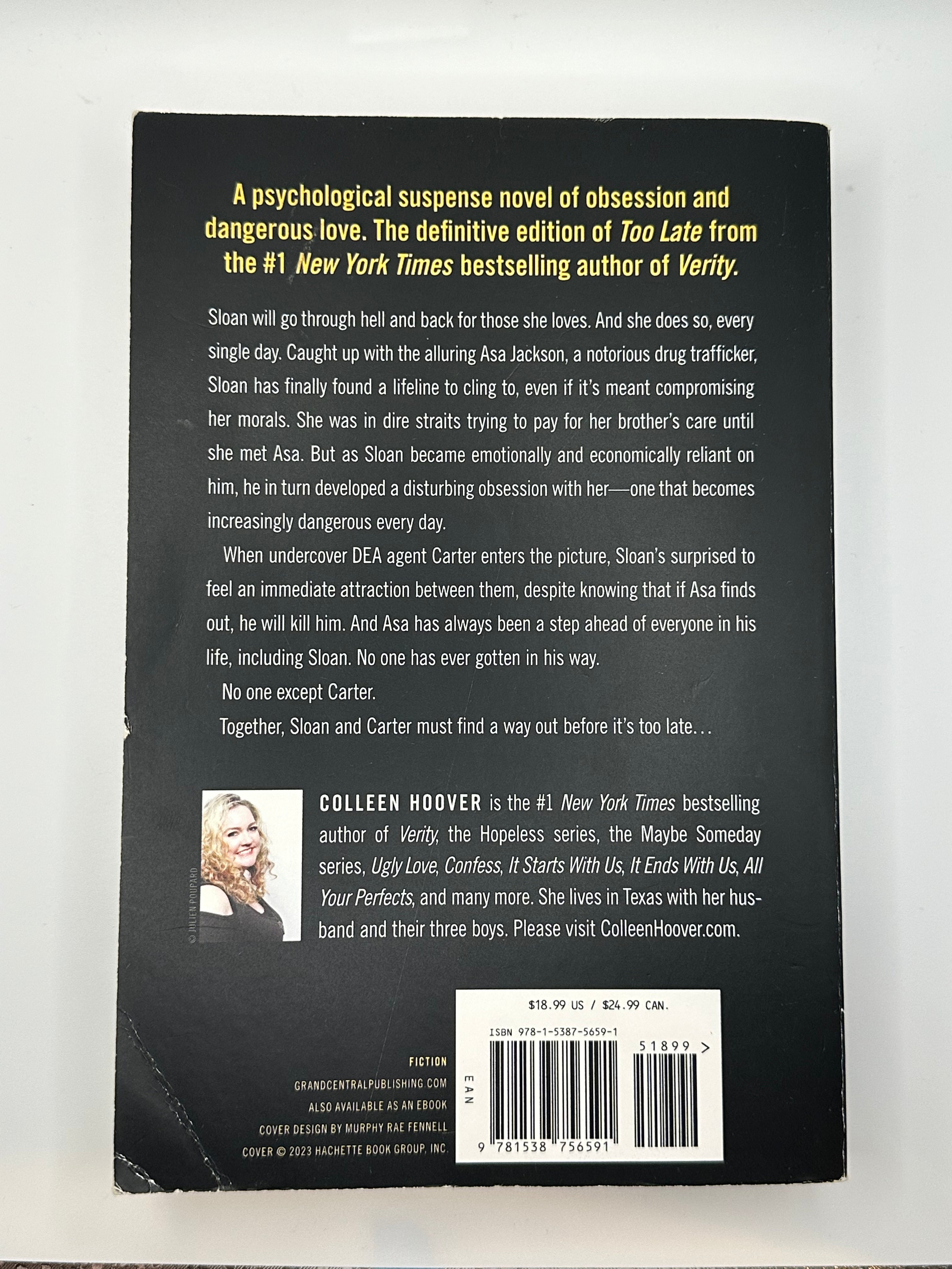 Too Late | Colleen Hoover