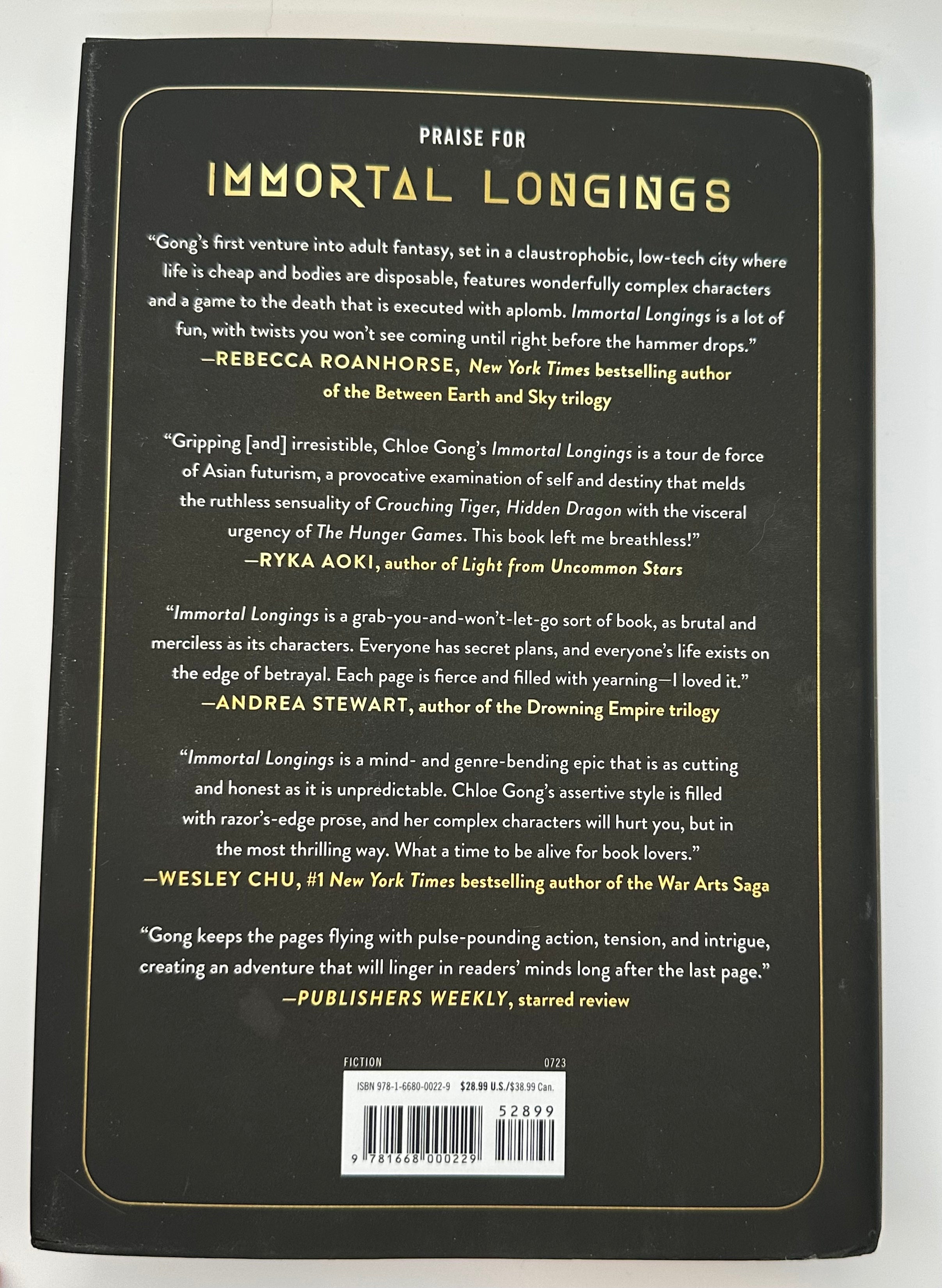 Immortal Longings | Chloe Gong