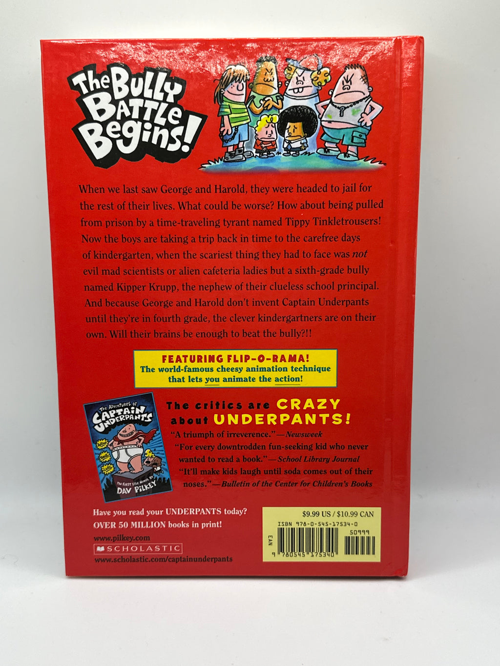 Captain Underpants and the Terrifying Return of the Tippy Tinkletrousers | Dav Pilkey