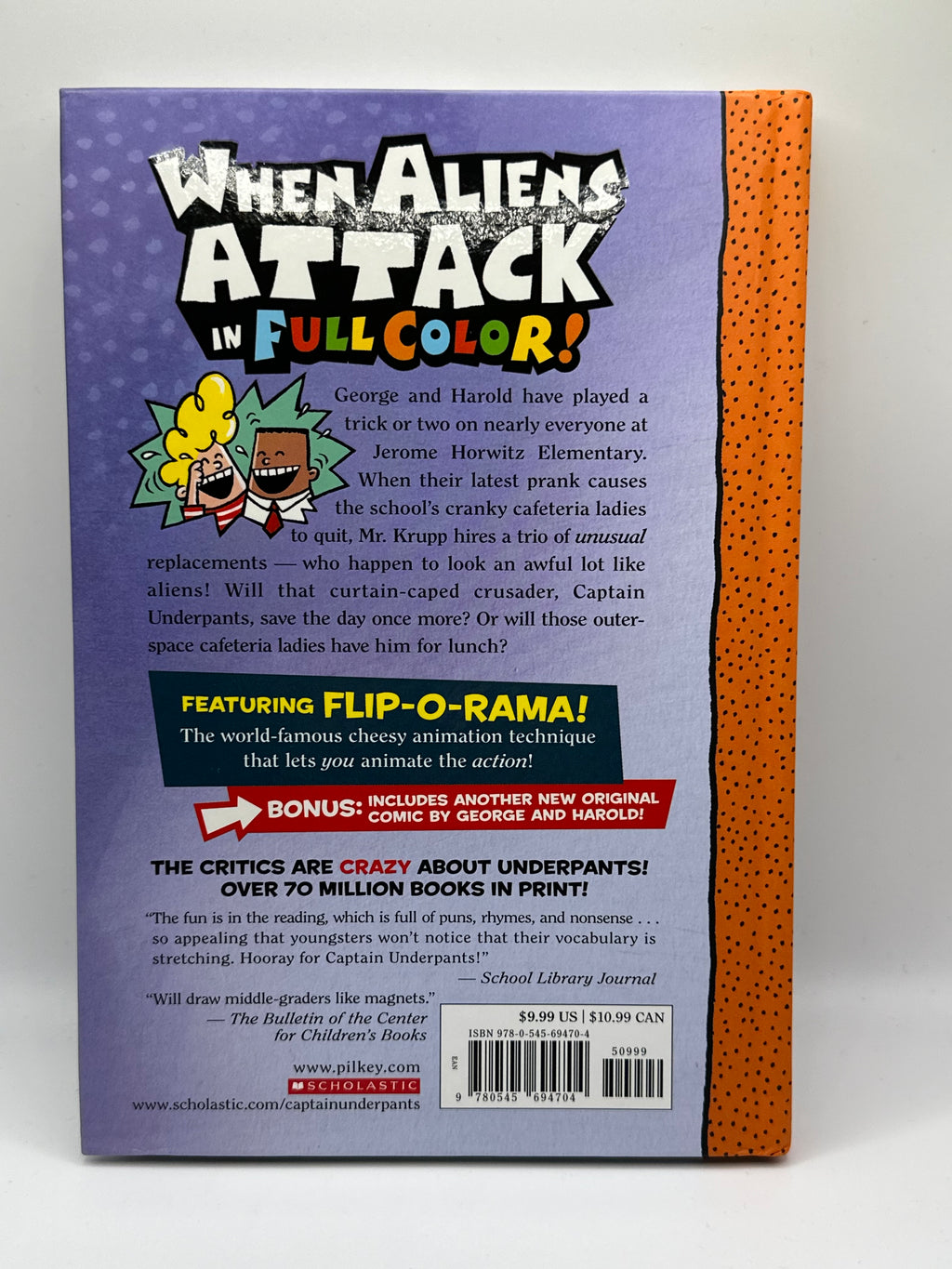 Captain Underpants and the Invasion of the Incredibly Naughty Cafeteria Ladies from Outer Space (and the Subsequent Assault of the Equally Evil Lunchroom Zombie Nerds) | Dav Pilkey