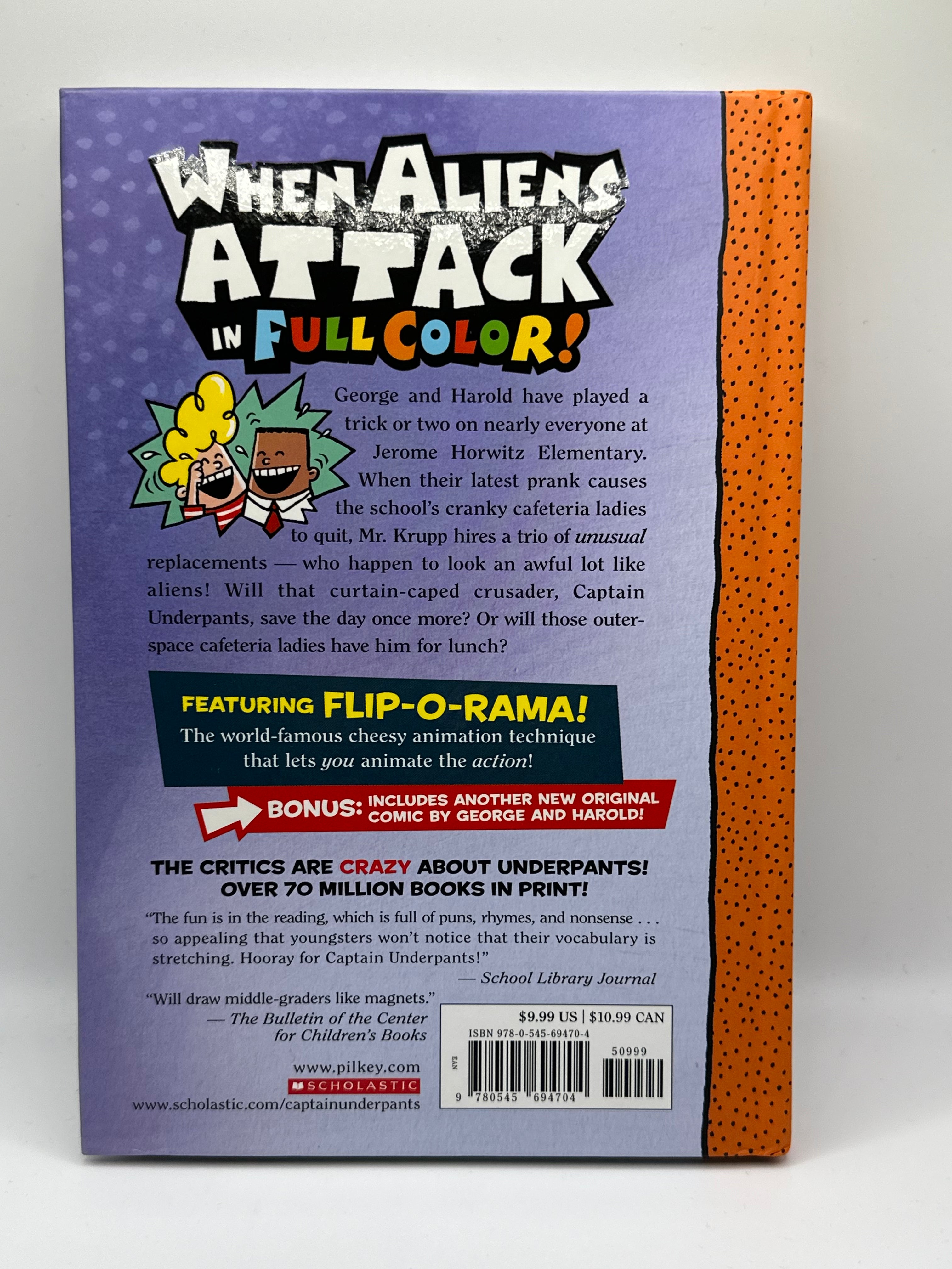 Captain Underpants and the Invasion of the Incredibly Naughty Cafeteria Ladies from Outer Space (and the Subsequent Assault of the Equally Evil Lunchroom Zombie Nerds) | Dav Pilkey