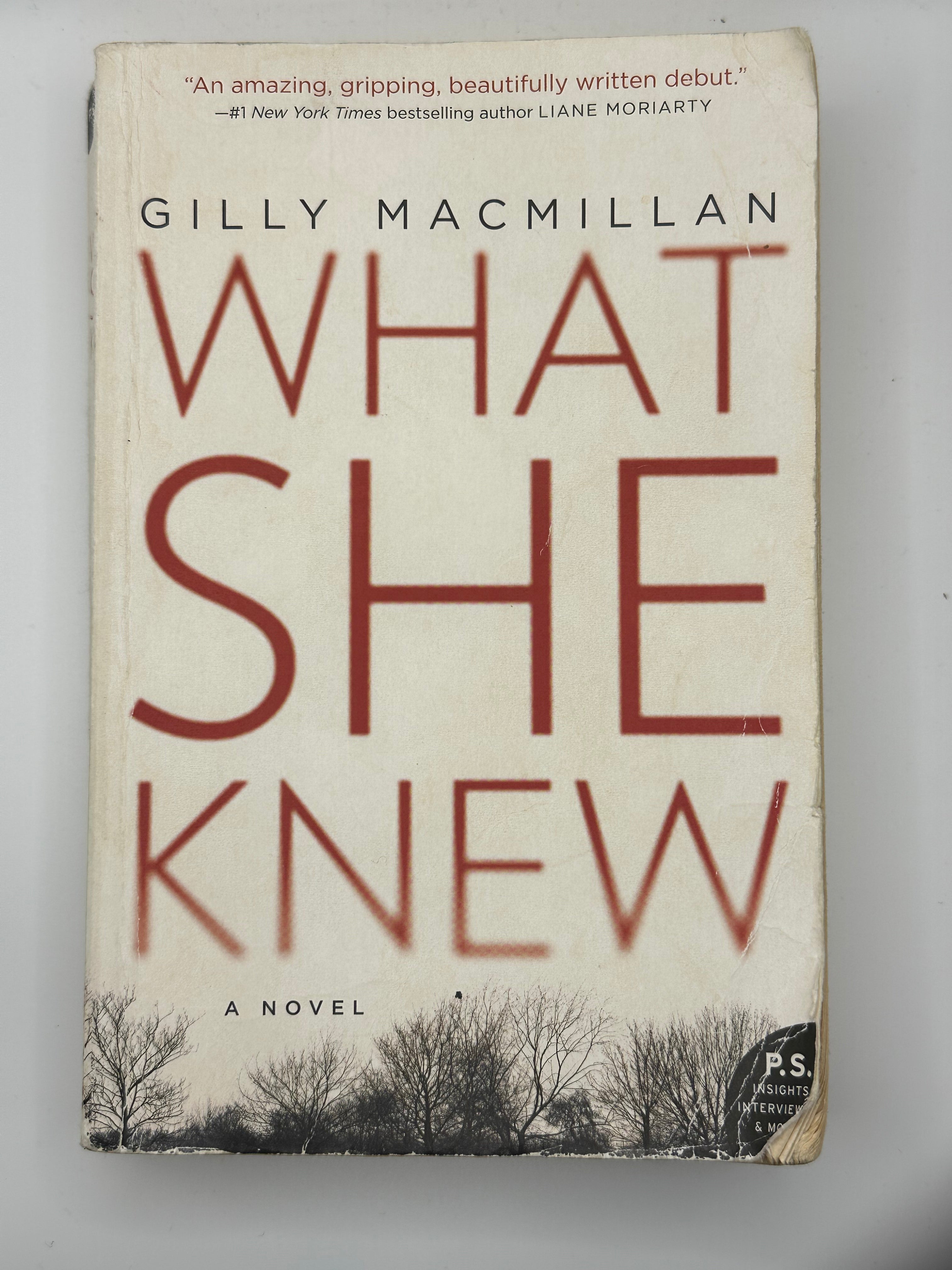 What She Knew | Gilly Macmillan