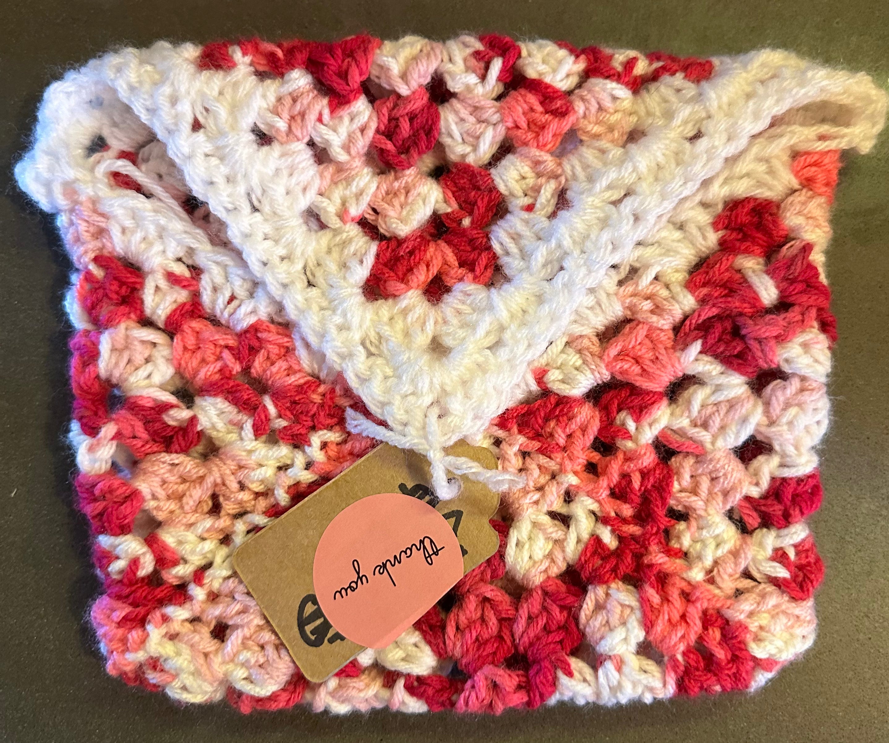 Strawberry Post Crochet Book Sleeve