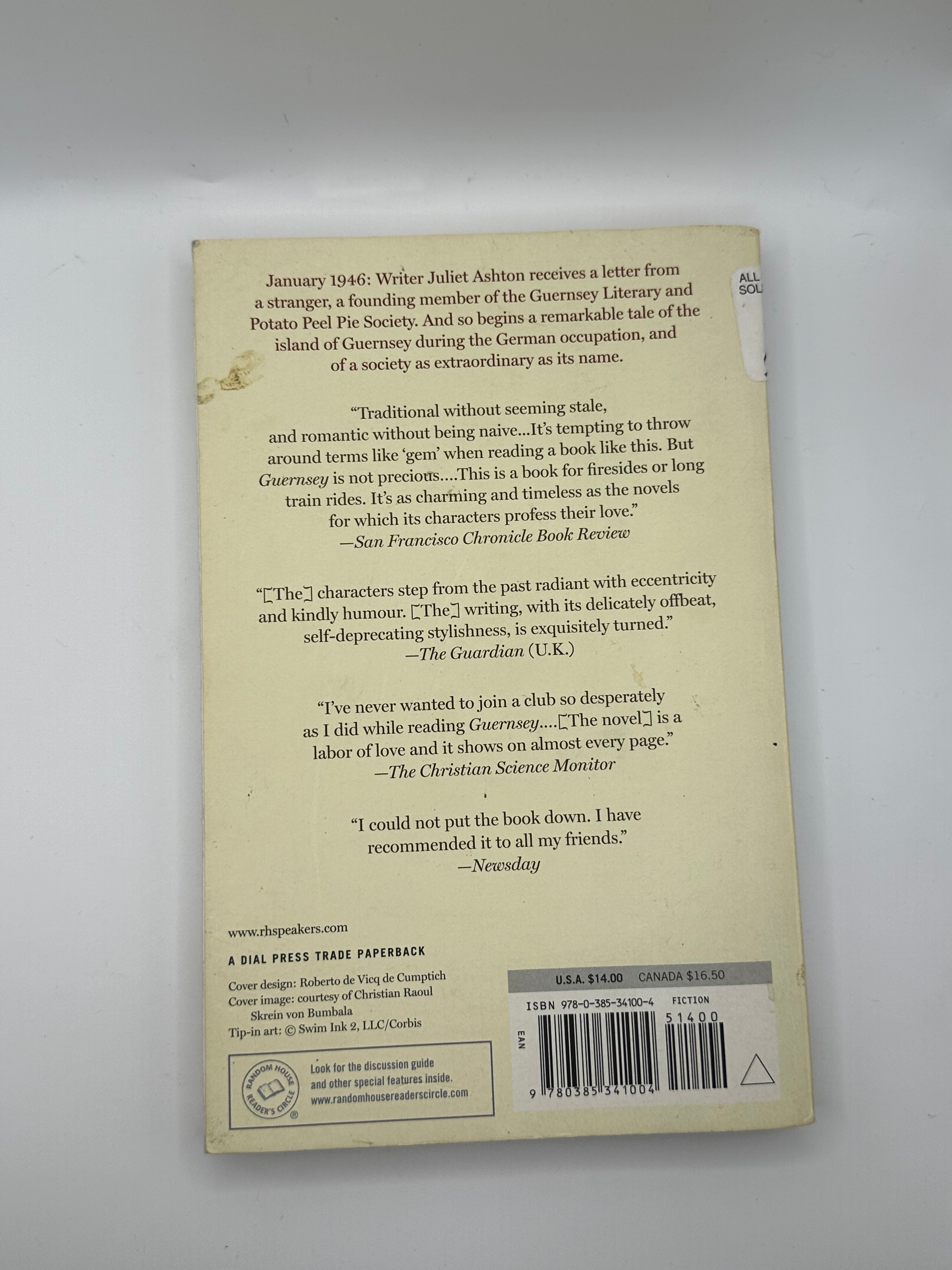 The Guernsey Literary and Potato Peel Pie Society | Mary Ann Shaffer & Annie Barrows