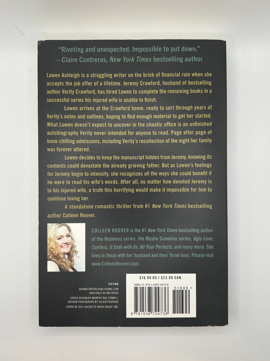 Verity | Colleen Hoover