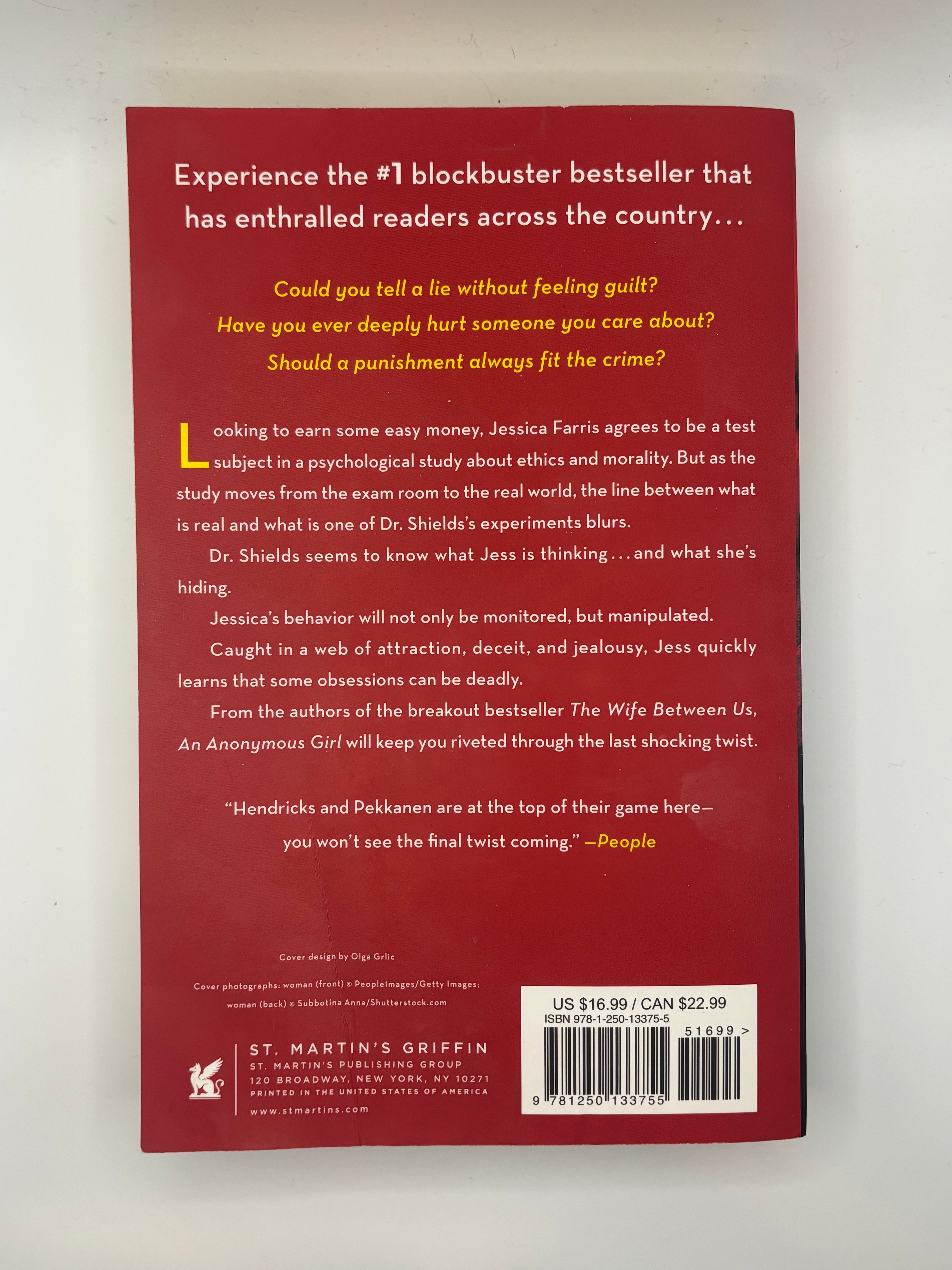 An Anonymous | Green Hendricks & Sarah Pekkanen