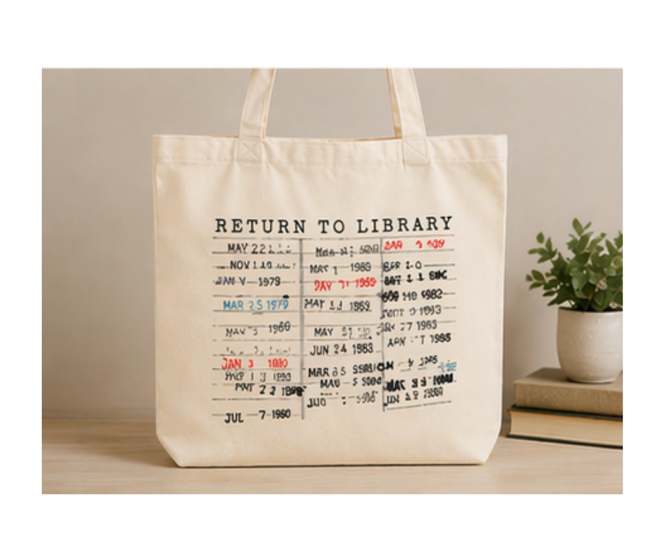 "Return to Library" Tote Bag