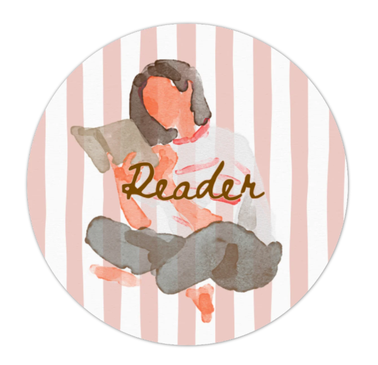 Reader Vinyl Decal
